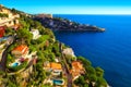 A lovely residential area in Cap d`Ail Royalty Free Stock Photo