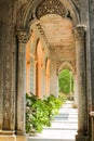 Lovely romantic palace and park ensemble in Sintra, Portugal - Montserrat Palace Royalty Free Stock Photo