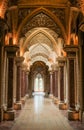 Lovely romantic palace and park ensemble in Sintra, Portugal - Montserrat Palace Royalty Free Stock Photo