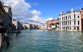 Lovely Scenic View of the Grand Canal in Venice