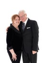 Lovely senior couple hugging. Royalty Free Stock Photo