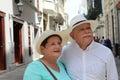 Lovely senior Hispanic couple close up Royalty Free Stock Photo