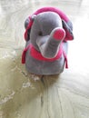 Lovely soft toy elephant seat