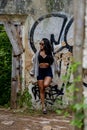 A Lovely Spanish Model Poses In The Abandoned Ruins Of A Hacienda In The Mexican Province Of Yucatan Mexico Royalty Free Stock Photo