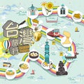 Lovely Taiwan travel poster