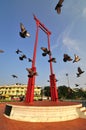 Lovely travel in Thailand with Giant Wing Landmark