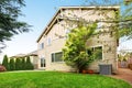 Lovely two story family home exterior . Royalty Free Stock Photo