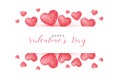 Lovely valentines day greeting background