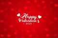 lovely valentines day love heart pattern background design