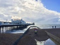 Lovely view of Brighton Pier resort Royalty Free Stock Photo