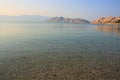 Lovely view on island Prvic  in Baska island Krk in Croatia Royalty Free Stock Photo