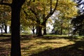 Lovely view of Norenberg Gardens park in Minnetonka Minnesota Royalty Free Stock Photo