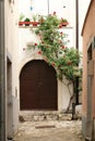 Street view in the old town Krk, island Krk,Croatia