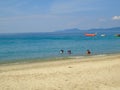 White beach in Puerto Galera on the Philippines