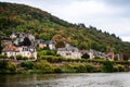 The lovely waterfront houses of Heidelberg\'s Old Town create a charming, romantic atmosphere