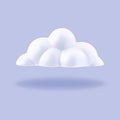 Lovely white cloud