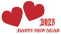 lovely wishes for 2023 new year .