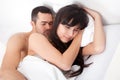 Lovely young couple sleeping Royalty Free Stock Photo