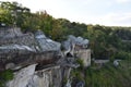 Lover`s Leap at Rock City Gardens in Chattanooga, Tennessee