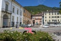 The village of Lovere on lake Iseo in Italy