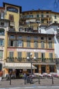 The village of Lovere on lake Iseo in Italy