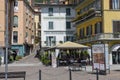 The village of Lovere on lake Iseo in Italy