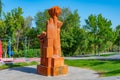 Lovers alley monnument at Victory park in Yerevan, Armenia