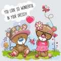 Lovers Bears Royalty Free Stock Photo