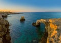 Lovers bridge at sunrise in Ayia Napa Cyprus