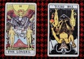 The Lovers & The Devil tarot card