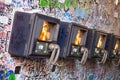 Lovers graffiti at Juliet`s House in Verona Royalty Free Stock Photo