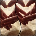 Lovers Hands In Hearts Moments