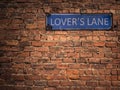 Lovers Lane Sign