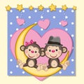 Lovers Monkeys