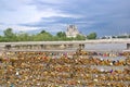 Lovers' padlocks, Paris Royalty Free Stock Photo