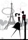 Lovers in Paris.
