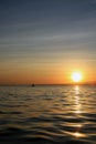 Lovina Beach Bali, Indonesia early morning sunrise Royalty Free Stock Photo