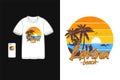 Lovina beach t shirt mockup silhouette merchandise