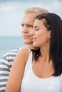 Loving couple enjoy a quiet tender moment Royalty Free Stock Photo