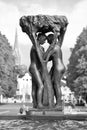 Loving couple - The Vigeland Park, Oslo