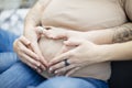 Loving couple wait for baby Royalty Free Stock Photo