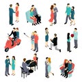 Loving Couples Isometric Set