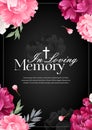 In Loving Memory Card Royalty Free Stock Photo