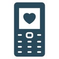 Loving message, Sms Isolated Vector Icon which can be easily modified or edited Royalty Free Stock Photo
