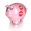Loving money Royalty Free Stock Photo