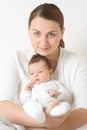 Loving mother with baby Royalty Free Stock Photo