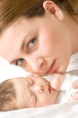 Loving mother with baby Royalty Free Stock Photo