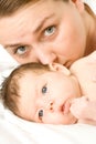 Loving mother with baby Royalty Free Stock Photo