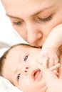 Loving mother with baby Royalty Free Stock Photo