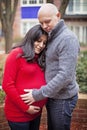Loving Pregnant couple Royalty Free Stock Photo